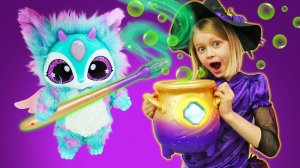 Классный игровой набор девочкам: Колдуй с магическим котлом Magic Mixies!Веселые игры в игрушки