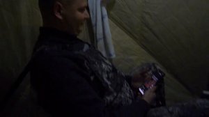 Зимняя рыбалка на озере Уелги.