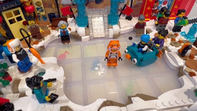 LEGO farm Update: removing the corn fields. Ice skating, Christmas tree and Reindeer farm returns смотреть онлайн