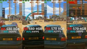RX 580 8GB vs RX 580 4GB vs RX 570 8GB vs RX 570 4GB Test in 7 Games