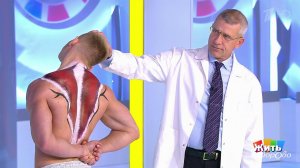 Минута здоровья: упражнение от боли в шее. Жить здорово! Фрагмент выпуска от 10.10.2019