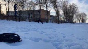 САЛЬТО В СУГРОБ, САЛЬТО В СНЕГ, ТРЕНИРОВКА САЛЬТО