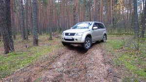 Лёгкое диагональное вывешивание на Сузуки Гранд Витара Нью без ЕСП.