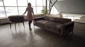 Механизм Puma. Демонстрация трансформации дивана Ретро