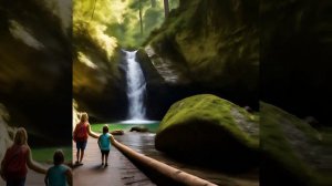 К водопаду💙