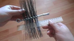 Щетка-Ерш металлическая для чистки дымоходов