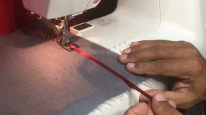 use of janome braiding foot