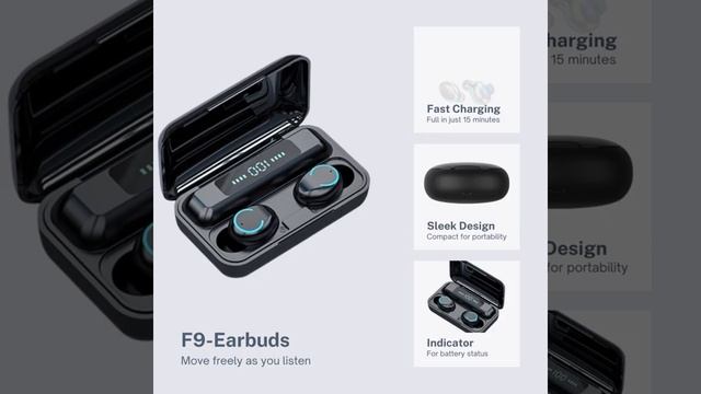 F9- TWS Earbuds | Air dots | Air Pods | Headsets смотреть онлайн