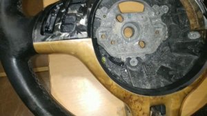 кованный(мраморный) карбон на руль e46 coupe, без лака