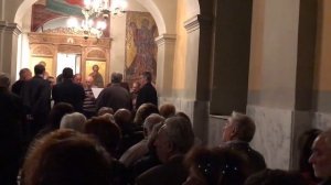 Греко-католическая церковь в Афинах/ Greek Catholic Church, chanting, Athens