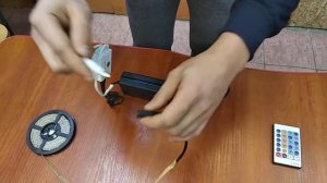 Подключение одноцветной светодиодной ленты через диммер feron LD 29