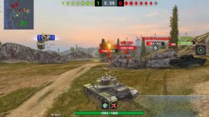 2 минуты, 7-0.T110e4. World of tanks blitz. Xiaomi mi 10t