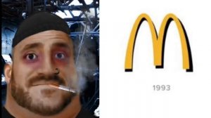 Старый логотип McDonald's это: