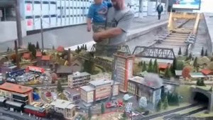 Дрезден. Макет железной дороги на вокзале . © Ассеев Б.Н.