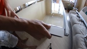 Сборка зеркальных дверей шкафа купе.(Шкаф купе своими руками.Часть 5 финал)