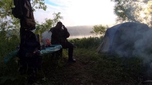 Первая в этом году рыбалка с ночёвкой.