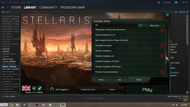 Stellaris 1.9.1 and the old New Horizons mod. смотреть онлайн