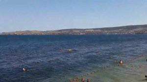 400 ПОДПИСЧИКОВ НА КАНАЛЕ! Айвазовский пляж Феодосии знойным июльским днём.