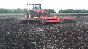 Работа бороны дисковой КОРТЕС БДМ 8х2 ВСКПР производства ООО БДТ-АГРО