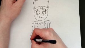 как нарисовать Милу из Лунтика
