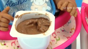 Как Мама Кормила Бьянку и Машу Пудингом и Палочками Мультики Про Куклы Пупсики 108мама тв