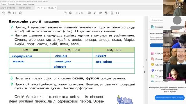 Українська мова 4 клас. Частина 3, урок 17 смотреть онлайн