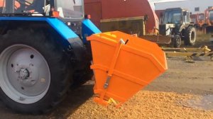 Навесной вибрационный пескоразбрасыватель для тракторов