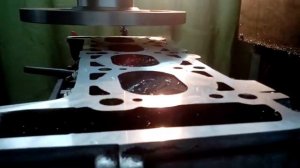 Испытания мухорезки 6Р82, чистовой проход