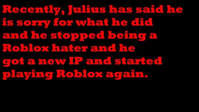 Terminated Roblox Users Part 1: Julius5005 (JuliusColesV2) смотреть онлайн