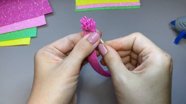 ПОСМОТРИТЕ как ПРОСТО! Декор из фоамирана! Glitter foam sheet craft ideas смотреть онлайн