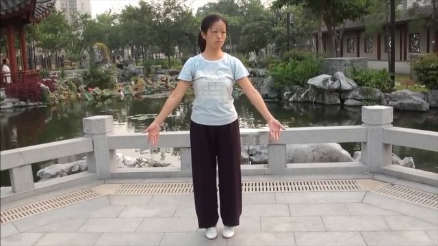 QIGONG Shaolin  BaDuanJin   8 pieces of Brocade  performed by Fanny Ng with a New Age Music !