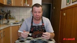 Печень с луком в майонезе