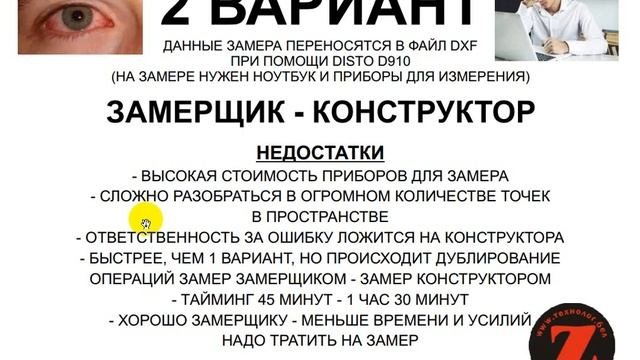 Замер помещения и Базис Мебельщик (Эффективность работы скрипта)