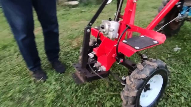 Минитрактор из мотоблока Нева. Модуль МТ-1. смотреть онлайн