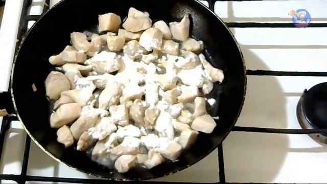 Куриное филе в молочно чесночном соусе! Вторые блюда. ВКУСНЯШКА