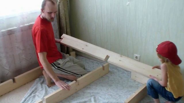 Двухспальная двухъярусная кровать своими руками! смотреть онлайн