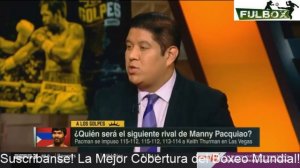 JC Chávez ANALIZA la Victoria de Manny Pacquiao a Keith Thurman viene REVANCHA vs Floyd Mayweather?