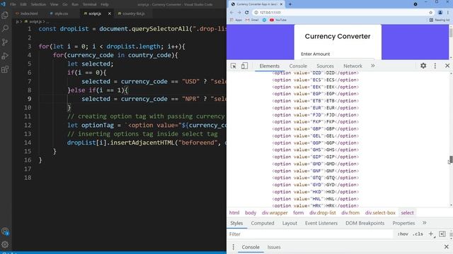Build A Currency Converter App in HTML CSS & JavaScript