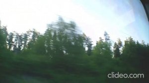 Поезд Москва-Иваново.  Участок Владимир-Иваново. Виды из окна