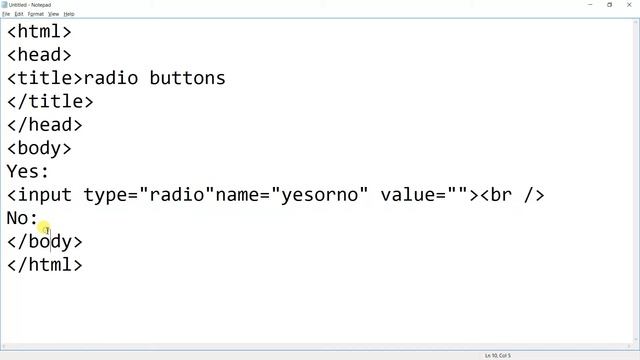 04.Radio Buttons смотреть онлайн