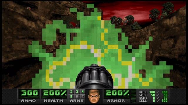 Doom 2 - Sawdust (Map 2: Severed World): Ultra Violence 100% смотреть онлайн