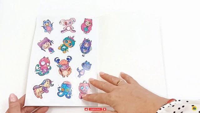 СТИКЕРБУК. УЖАСНЫЕ НЯШКИ. НАКЛЕЙКИ смотреть онлайн