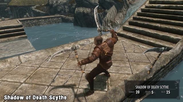 Skyrim Mod - Shadow of Death Scythe - Weapon смотреть онлайн