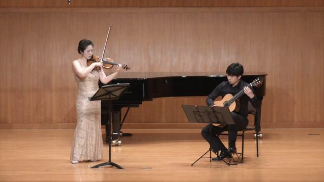 Paganini Sonata for Violin & Guitar No.12 in e minor (파가니니 바이올린과 기타를 위한 소나타 12번 마 단조) смотреть онлайн