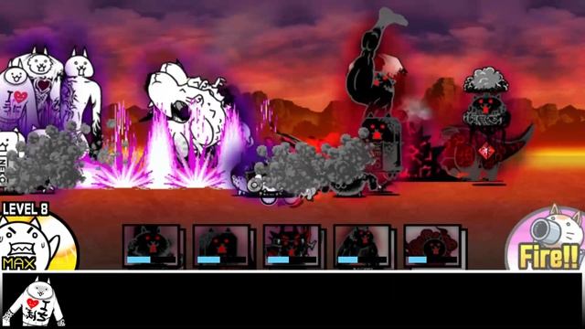 The Battle Cats - Manic + Crazed + Li'l Cats VS Black Manic! смотреть онлайн