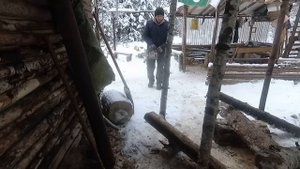 Живу в лесном доме. Ударили морозы. Замёрзну или нет? Жизнь в тайге зимой.