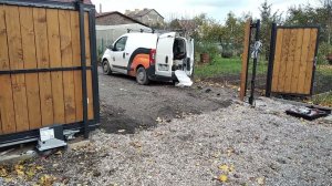 Установка автоматики для откатных ворот на частный дом