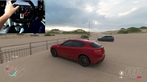 Alfa Romeo Stelvio Quadrifoglio Forza Horizon 4 Logitech29 gameplay