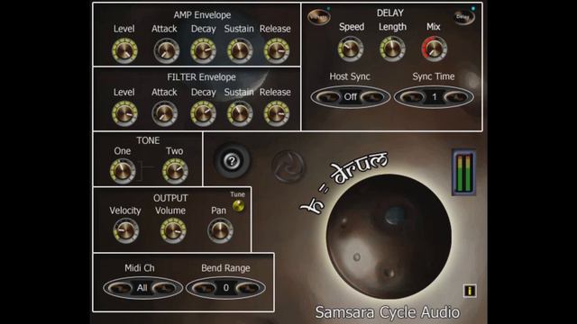🥁 H-drum | Hang Drum VST Free Plugin | Virtual Hang Drum 🥁
