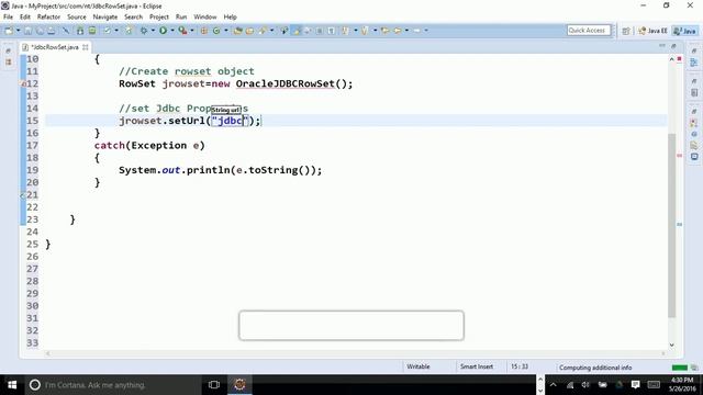JAVA: How to make JDBC Application on "JDBC RowSet" Object смотреть онлайн